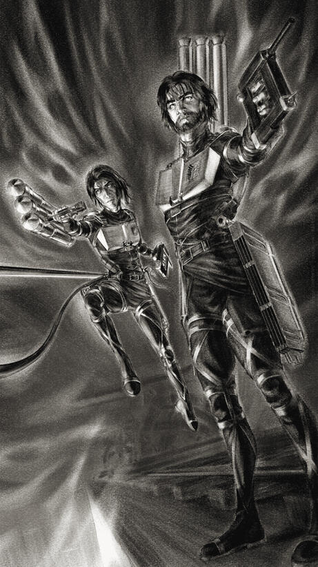 Jayce Talis & Viktor (Arcane series) for @eww-y-tho